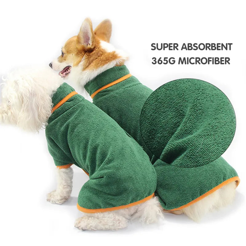 SnugDry Dog Bathrobe