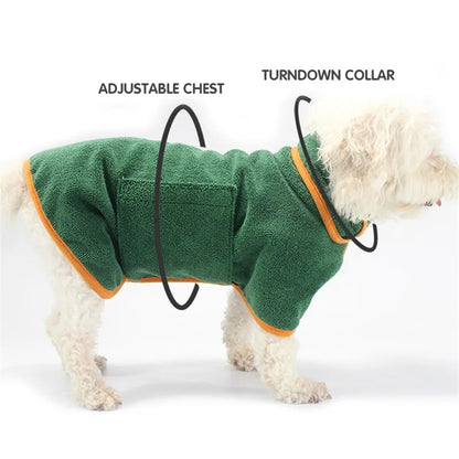SnugDry Dog Bathrobe