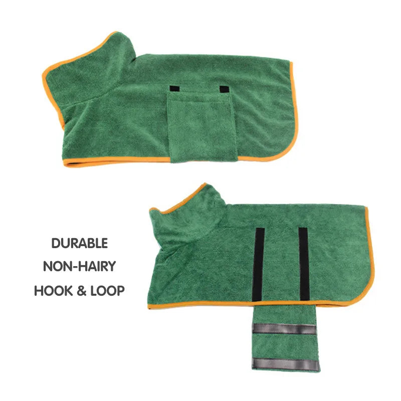 SnugDry Dog Bathrobe