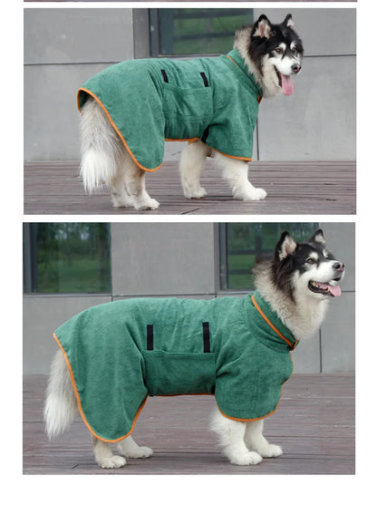 SnugDry Dog Bathrobe