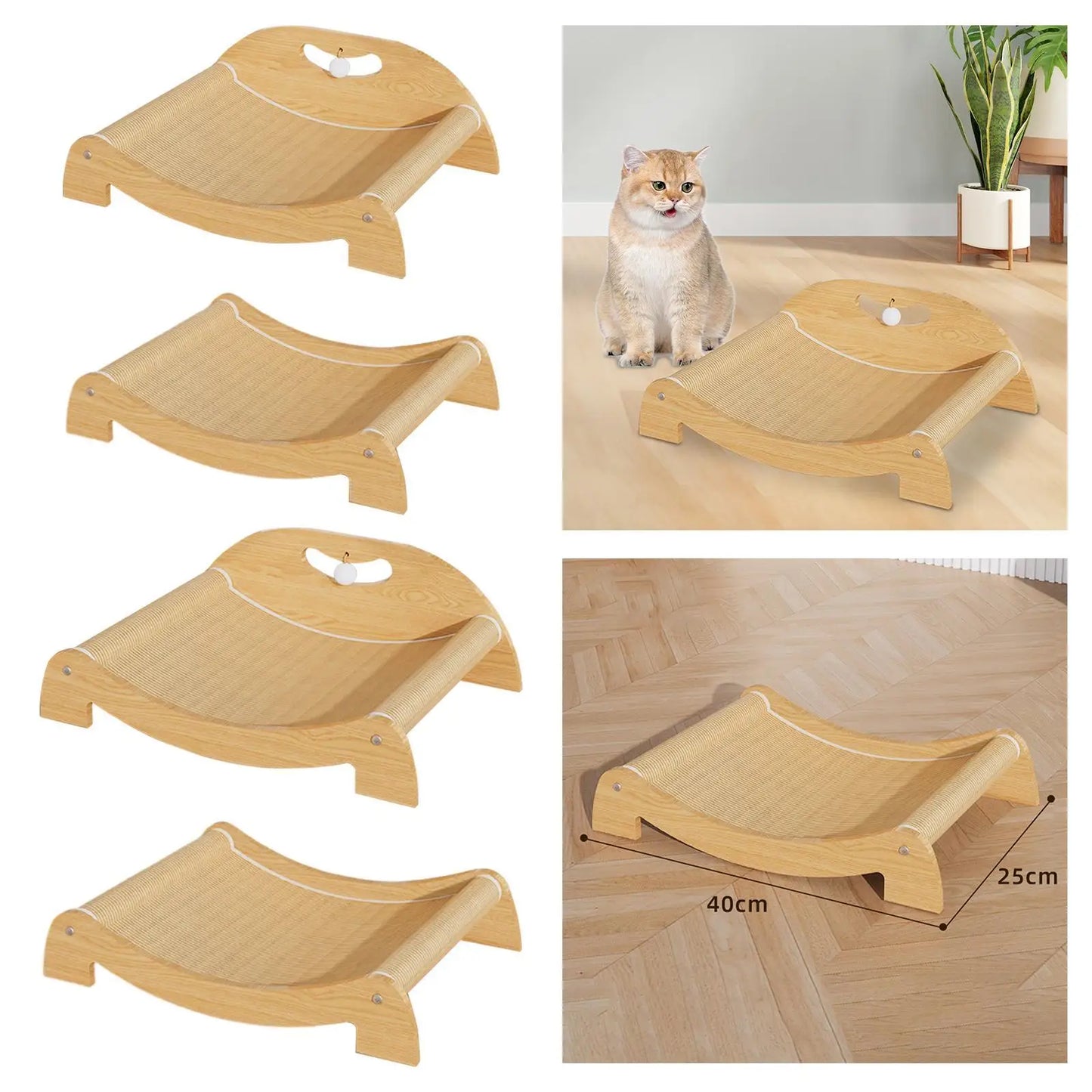 PurrPost Scratching Bed