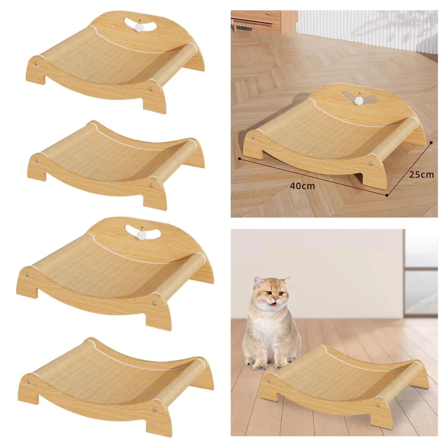 PurrPost Scratching Bed